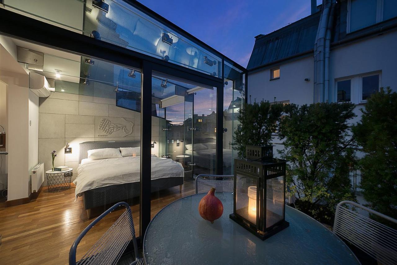 Main Square Studio With Terrace & Air Condition Cracovia Exterior foto